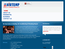 Tablet Screenshot of airtemplubbock.com